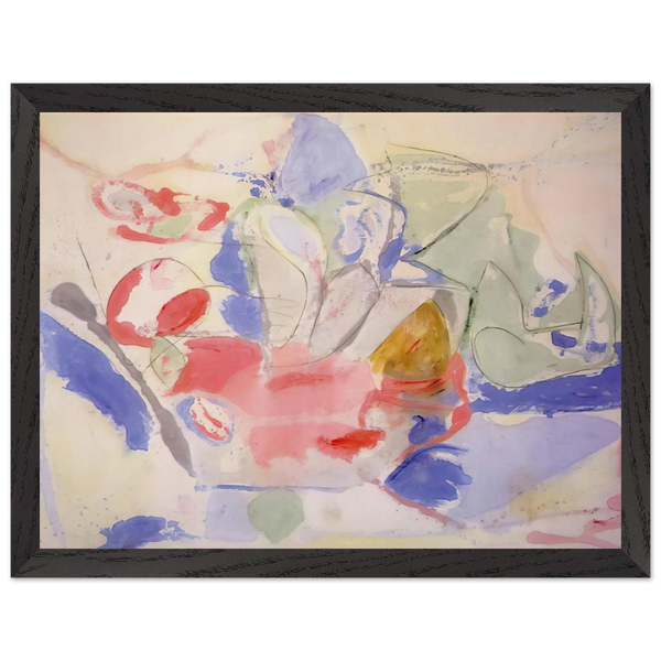Mountains and Sea - 1952 by Helen Frankenthaler — Framed art print at Zephyeer