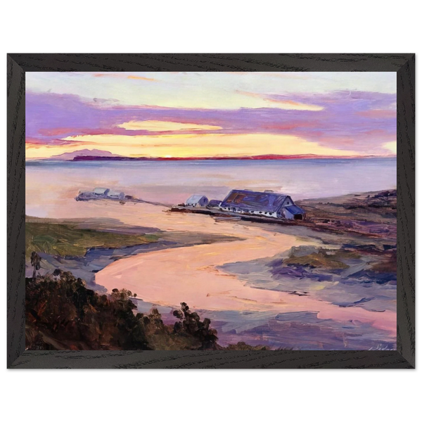 Emard Salmon Cannery - 1915 by Sydney Laurence — Framed art print at Zephyeer