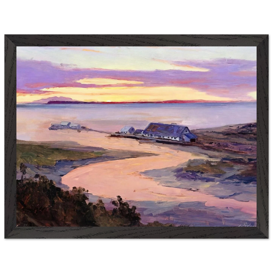 Emard Salmon Cannery - 1915 by Sydney Laurence — Framed art print at Zephyeer