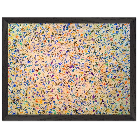 Untitled Suite 'Blancs' - 1973 by Simon Hantai — Framed art print at Zephyeer