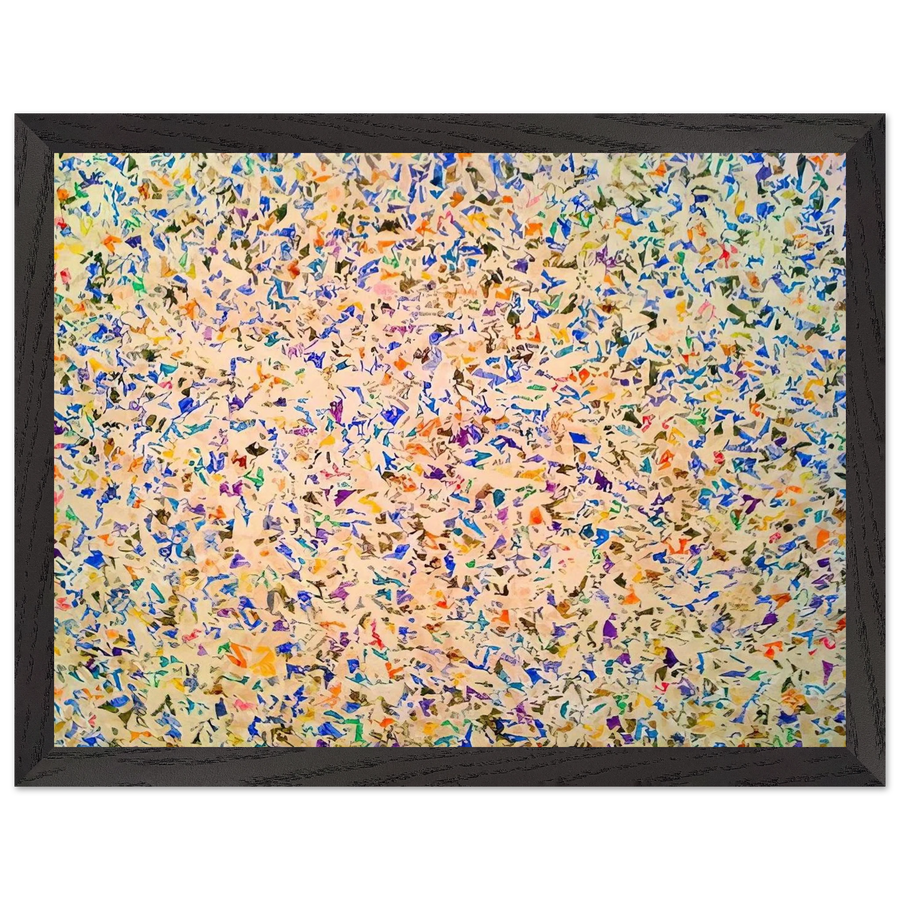 Untitled Suite 'Blancs' - 1973 by Simon Hantai — Framed art print at Zephyeer