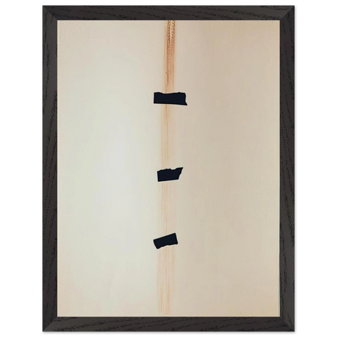 LES TROIS NOIRS 1976 by Antoni Tapies — Framed art print at Zephyeer