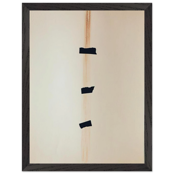 LES TROIS NOIRS 1976 by Antoni Tapies — Framed art print at Zephyeer