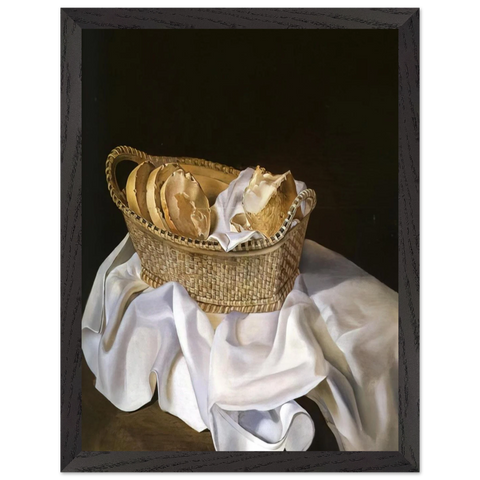 THE BASKET OF BREAD by Salvador Dali — Framed art print at Zephyeer