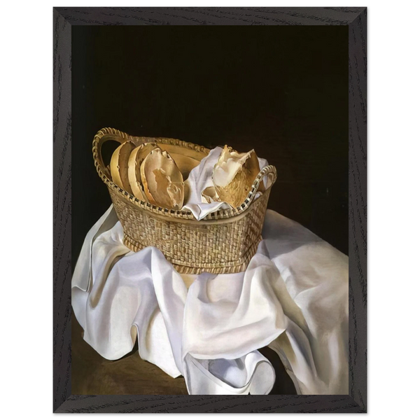 THE BASKET OF BREAD by Salvador Dali — Framed art print at Zephyeer
