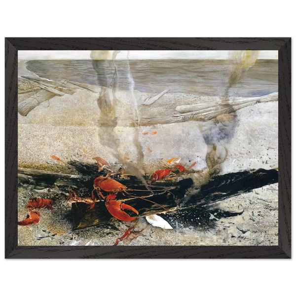 EMBERS 2000 by Andrew Wyeth — Framed art print at Zephyeer