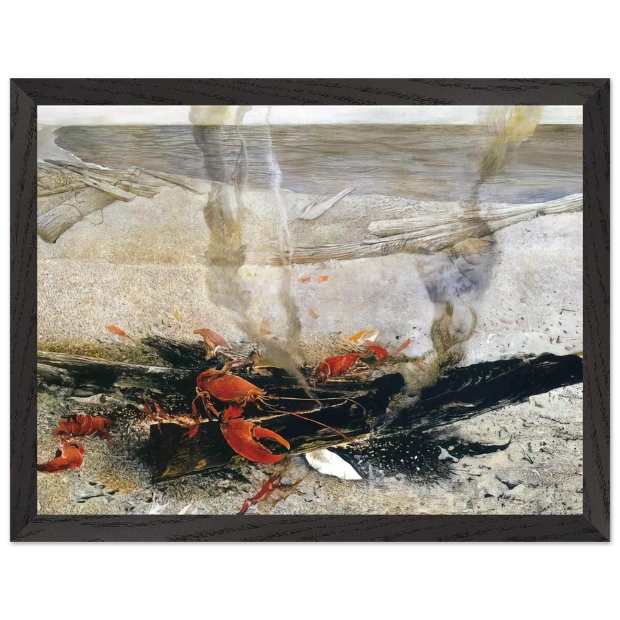 EMBERS 2000 by Andrew Wyeth — Framed art print at Zephyeer