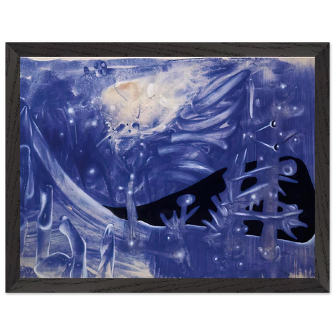 BLUE COMPOSITION 1937 by Roberto Matta — Framed art print at Zephyeer