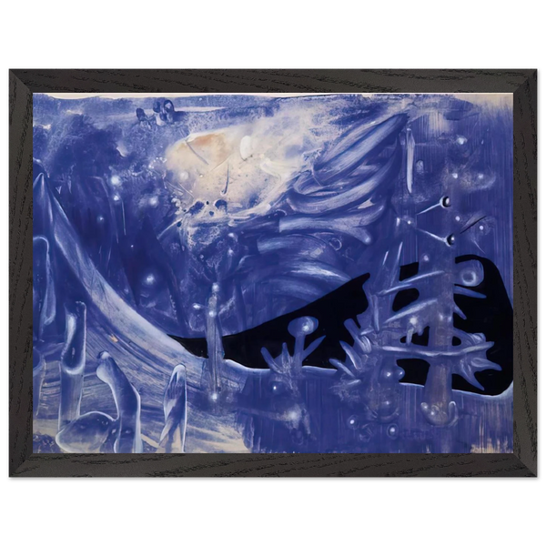 BLUE COMPOSITION 1937 by Roberto Matta — Framed art print at Zephyeer