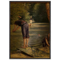 BATHERS ON THE BANKS OF THE YERRES 1878 by Gustave Caillebotte — Framed art print at Zephyeer
