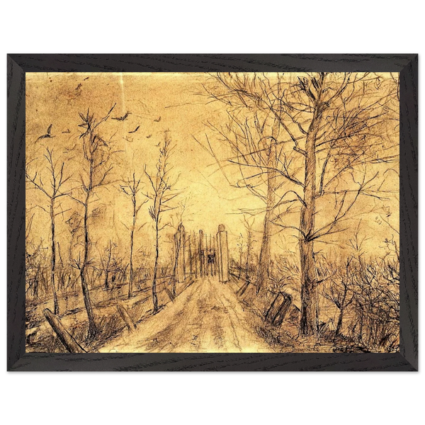 Driveway by Vincent van Gogh — Framed art print at Zephyeer