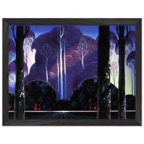 Purple Sunrise by Eyvind Earle — Framed art print at Zephyeer