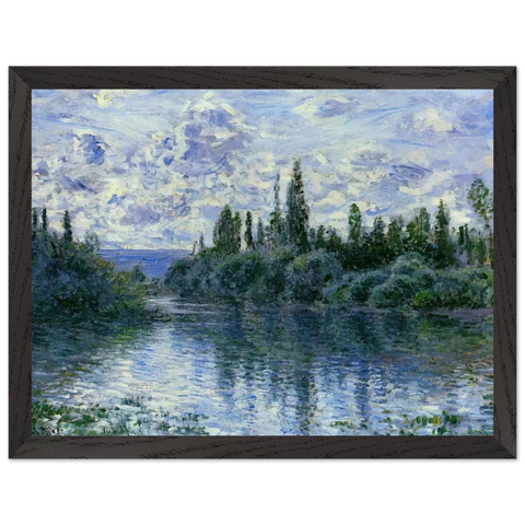 Arm of the Seine near Vetheuil by Claude Monet — Framed art print at Zephyeer