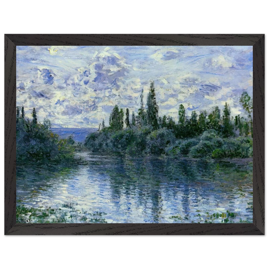 Arm of the Seine near Vetheuil by Claude Monet — Framed art print at Zephyeer