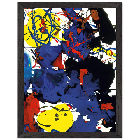 Untitled  SFP94-131  SFF 1801 by Sam Francis — Framed art print at Zephyeer