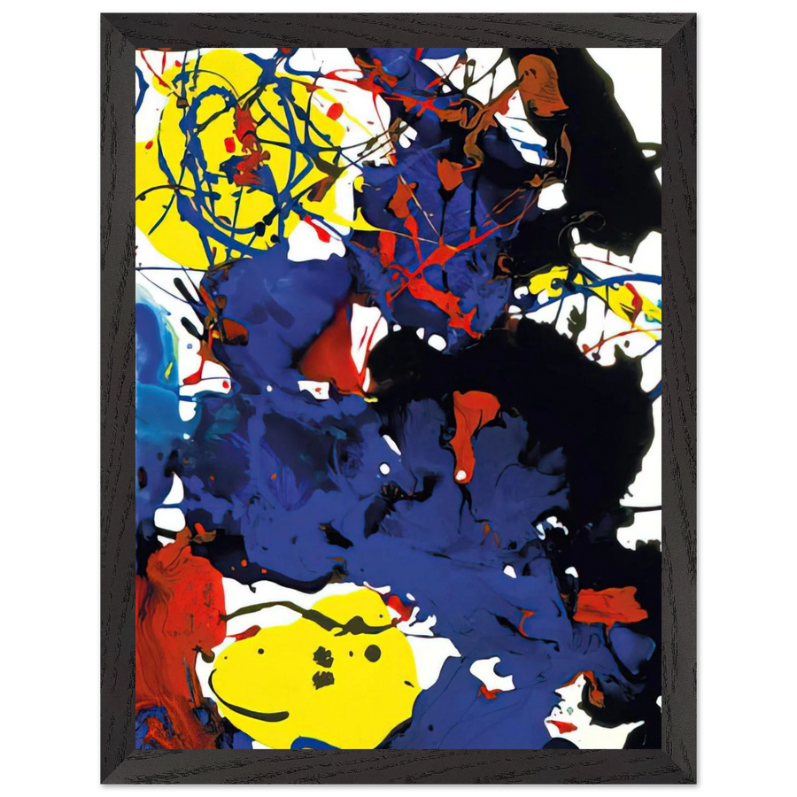 Untitled  SFP94-131  SFF 1801 by Sam Francis — Framed art print at Zephyeer