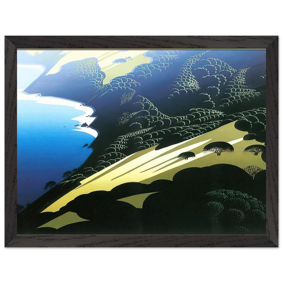 Seaside Pastures by Eyvind Earle — Framed art print at Zephyeer