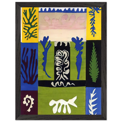 CUT OUTS 5 by Henri Matisse — Framed art print at Zephyeer
