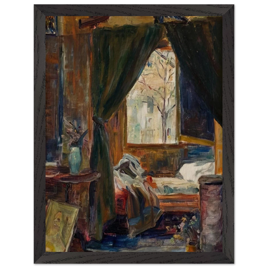 Interior of the Atelier De Auteuil by Tarsila do Amaral — Framed art print at Zephyeer