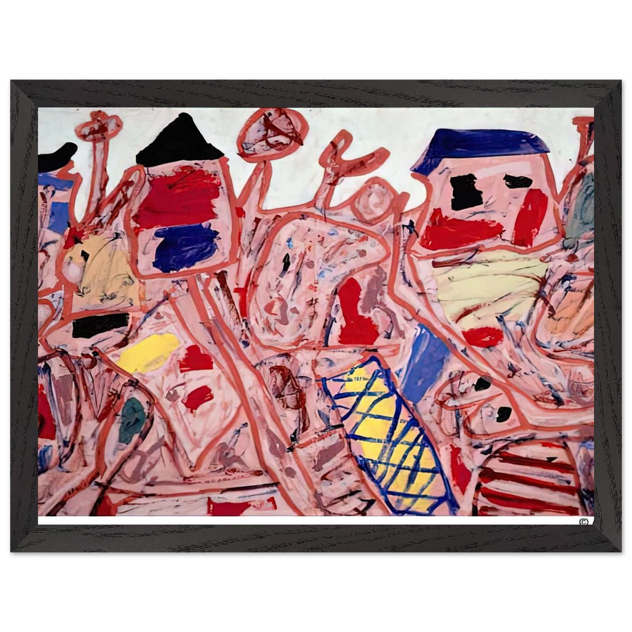 SUCCESSFUL CAMPAIGN by Jean Dubuffet — Framed art print at Zephyeer
