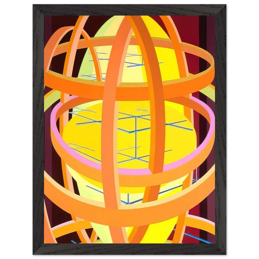 Trajans Edge II by Al Held — Framed art print at Zephyeer