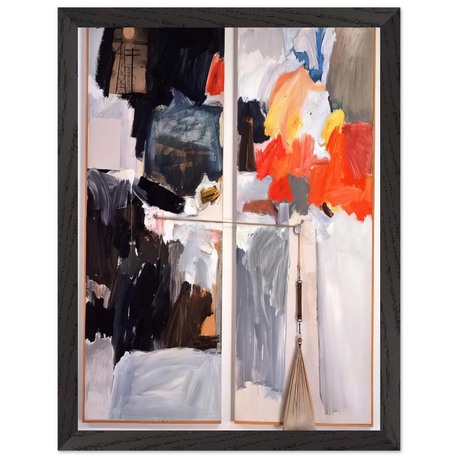 STUDIO PAINTING 1961 by Robert Rauschenberg — Framed art print at Zephyeer