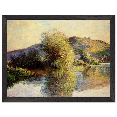 Isleets at Port-Villez by Claude Monet — Framed art print at Zephyeer
