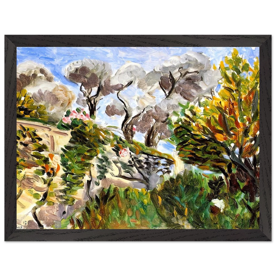 OLIVE TREES RENOIR S GARDEN IN CAGNES 1917 by Henri Matisse — Framed art print at Zephyeer