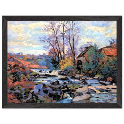 Moulin Bouchardon, Crozant - 1895 by Armand Guillaumin — Framed art print at Zephyeer