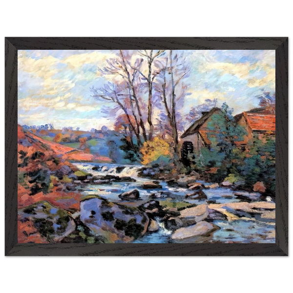 Moulin Bouchardon, Crozant - 1895 by Armand Guillaumin — Framed art print at Zephyeer