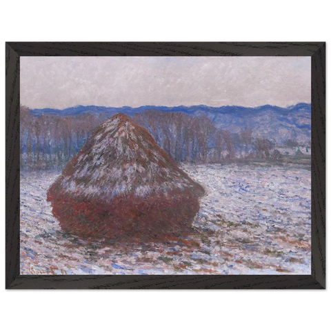 Stack of Wheat by Claude Monet — Framed art print at Zephyeer