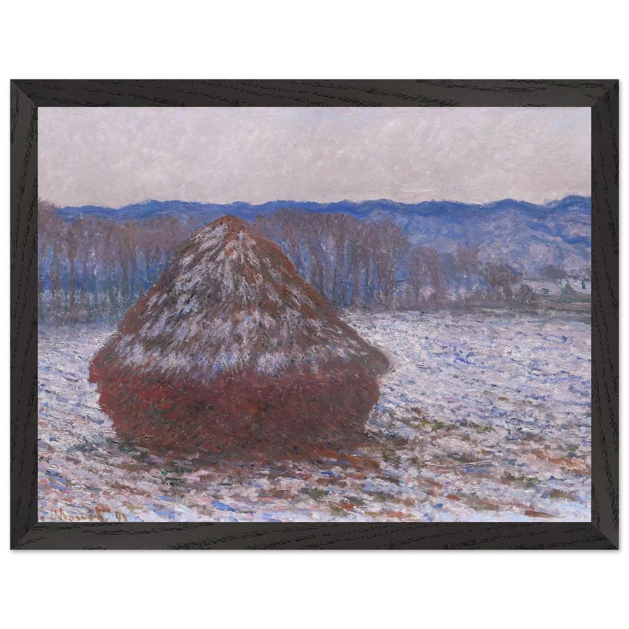 Stack of Wheat by Claude Monet — Framed art print at Zephyeer