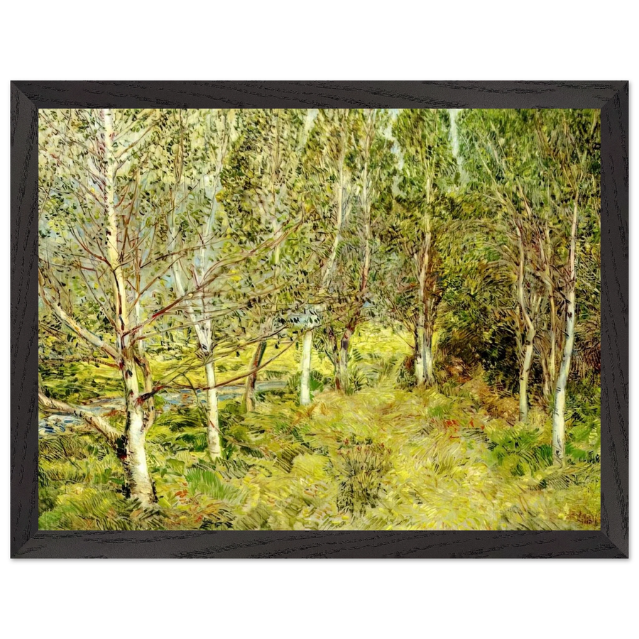 Spring Woods by Childe Hassam — Framed art print at Zephyeer