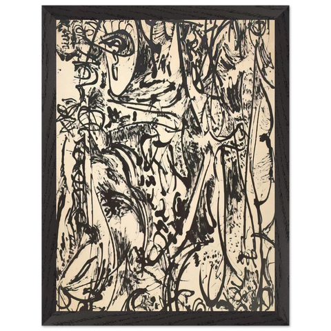 ECHO 1951 by Jackson Pollock — Framed art print at Zephyeer