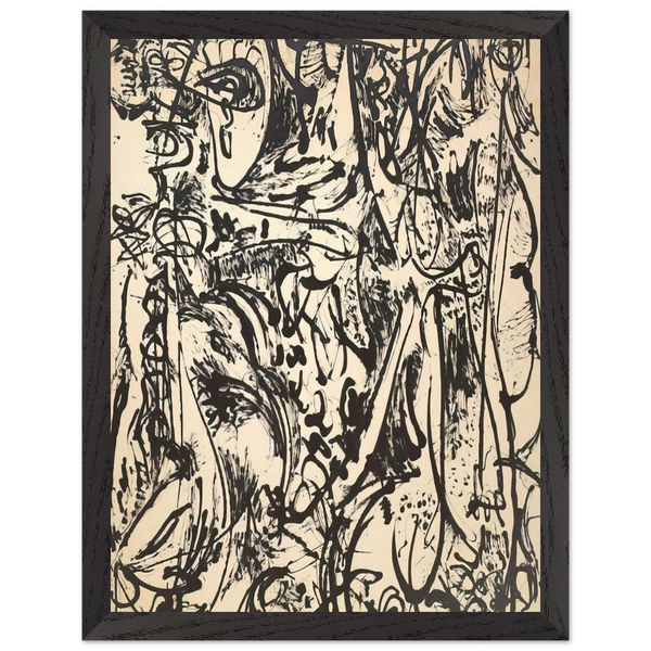 ECHO 1951 by Jackson Pollock — Framed art print at Zephyeer