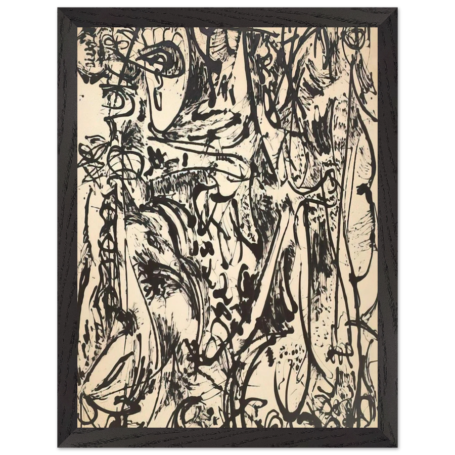 ECHO 1951 by Jackson Pollock — Framed art print at Zephyeer