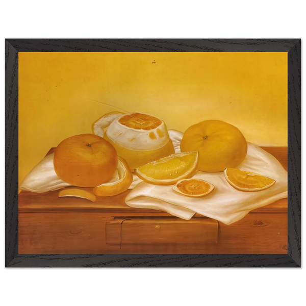 ORANGES by Fernando Botero — Framed art print at Zephyeer