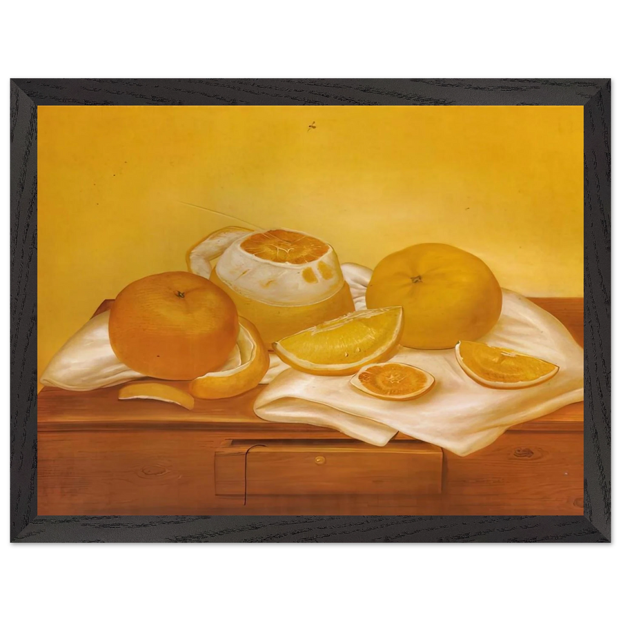 ORANGES by Fernando Botero — Framed art print at Zephyeer
