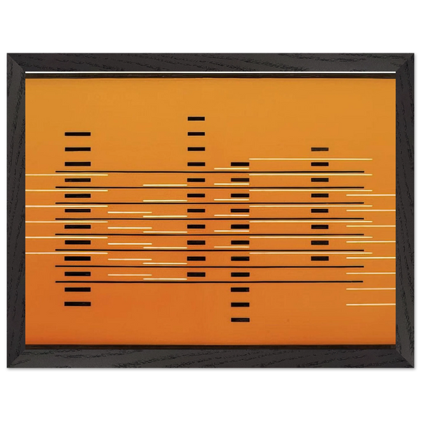 FRONTAL 1927 by Josef Albers — Framed art print at Zephyeer