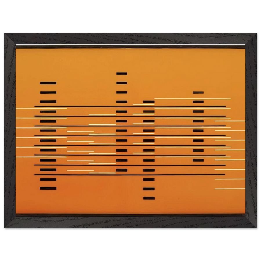 FRONTAL 1927 by Josef Albers — Framed art print at Zephyeer