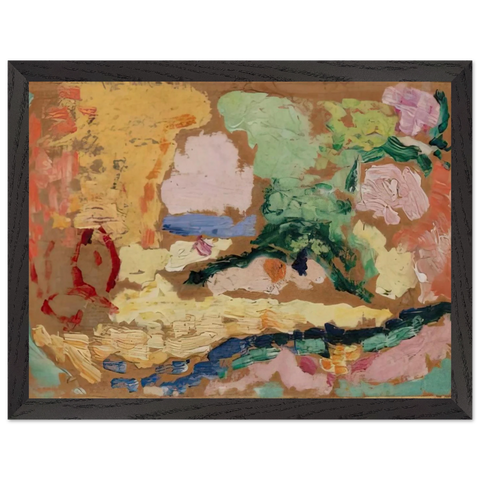 SKETCH FOR LE BONHEUR DE VIVRE 1906 by Henri Matisse — Framed art print at Zephyeer