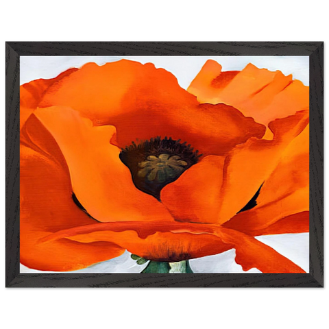 Red Poppy by Georgia O'Keeffe — Framed art print at Zephyeer