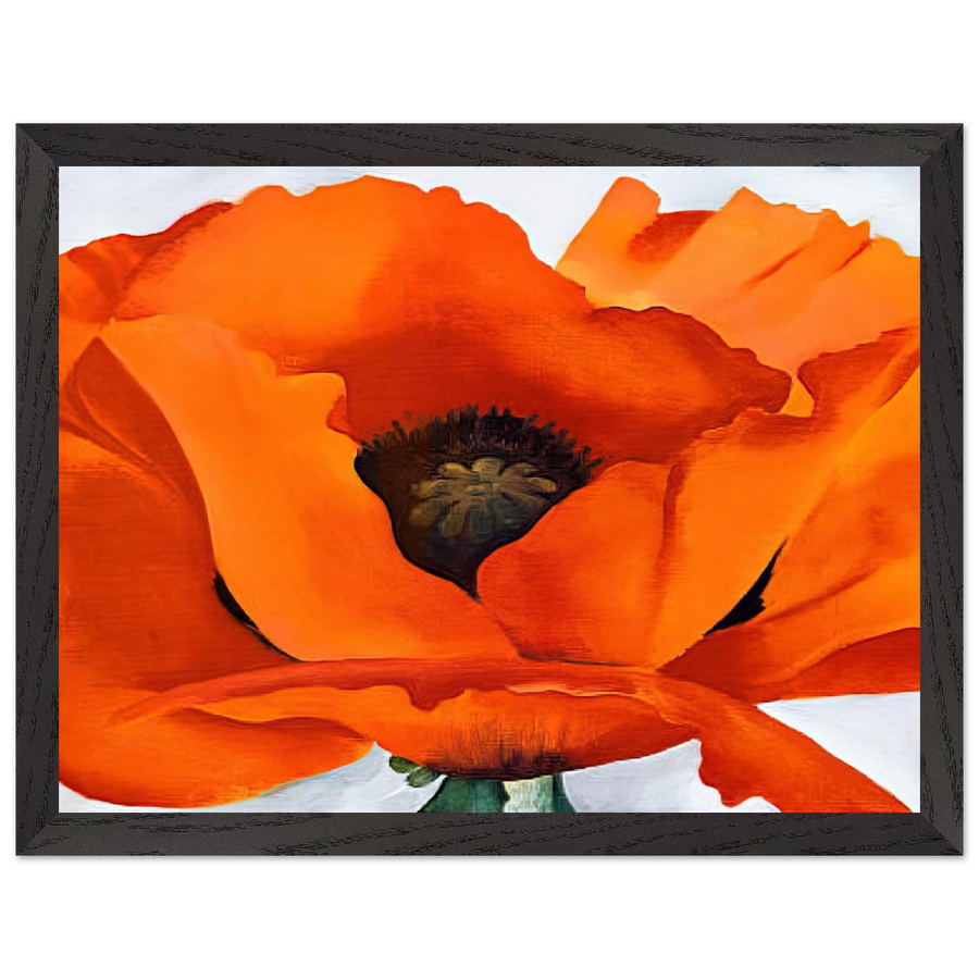 Red Poppy by Georgia O'Keeffe — Framed art print at Zephyeer
