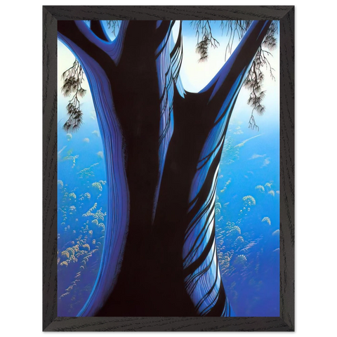 Blue Pine by Eyvind Earle — Framed art print at Zephyeer