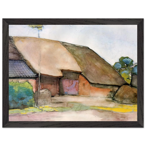 Farm Sun by Piet Mondrian — Framed art print at Zephyeer