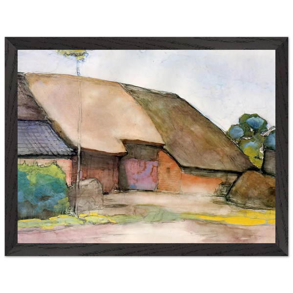Farm Sun by Piet Mondrian — Framed art print at Zephyeer
