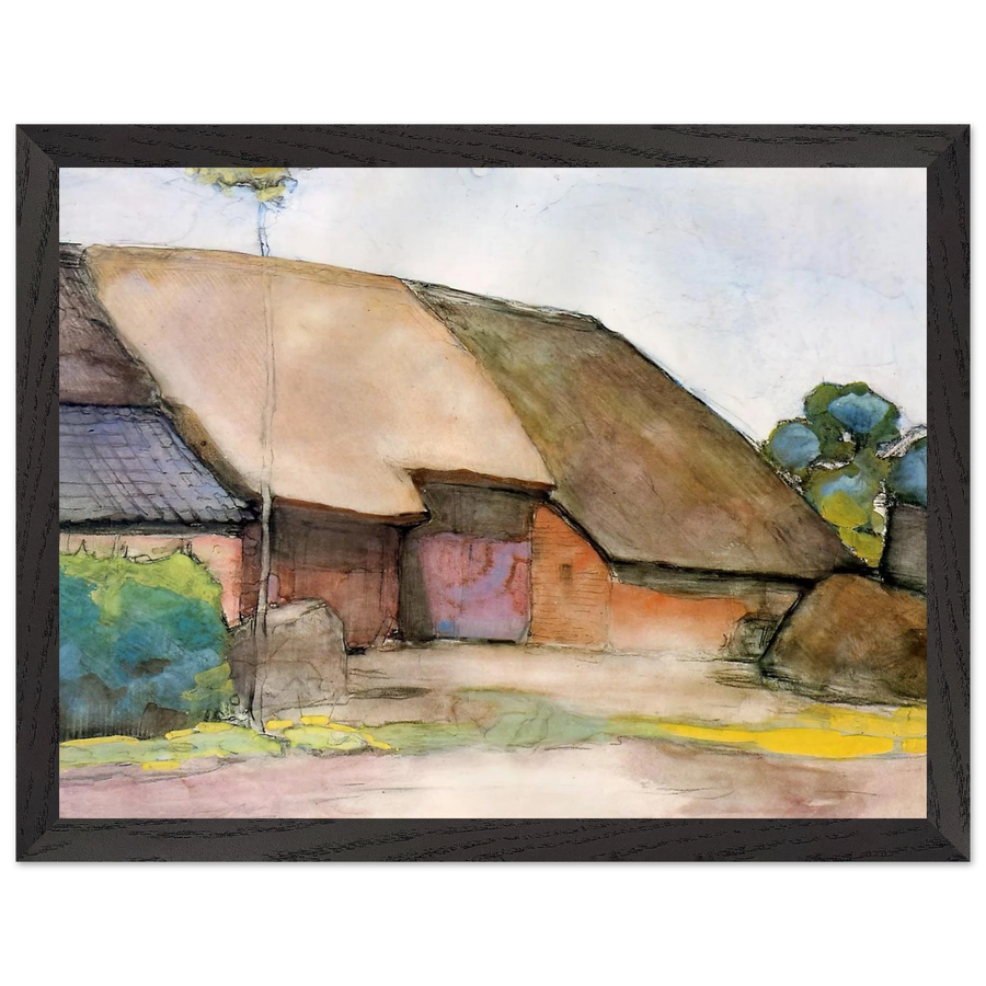 Farm Sun by Piet Mondrian — Framed art print at Zephyeer
