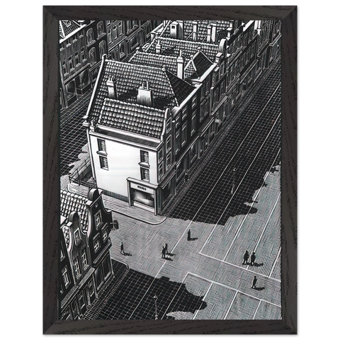 DELFT by MC Escher — Framed art print at Zephyeer