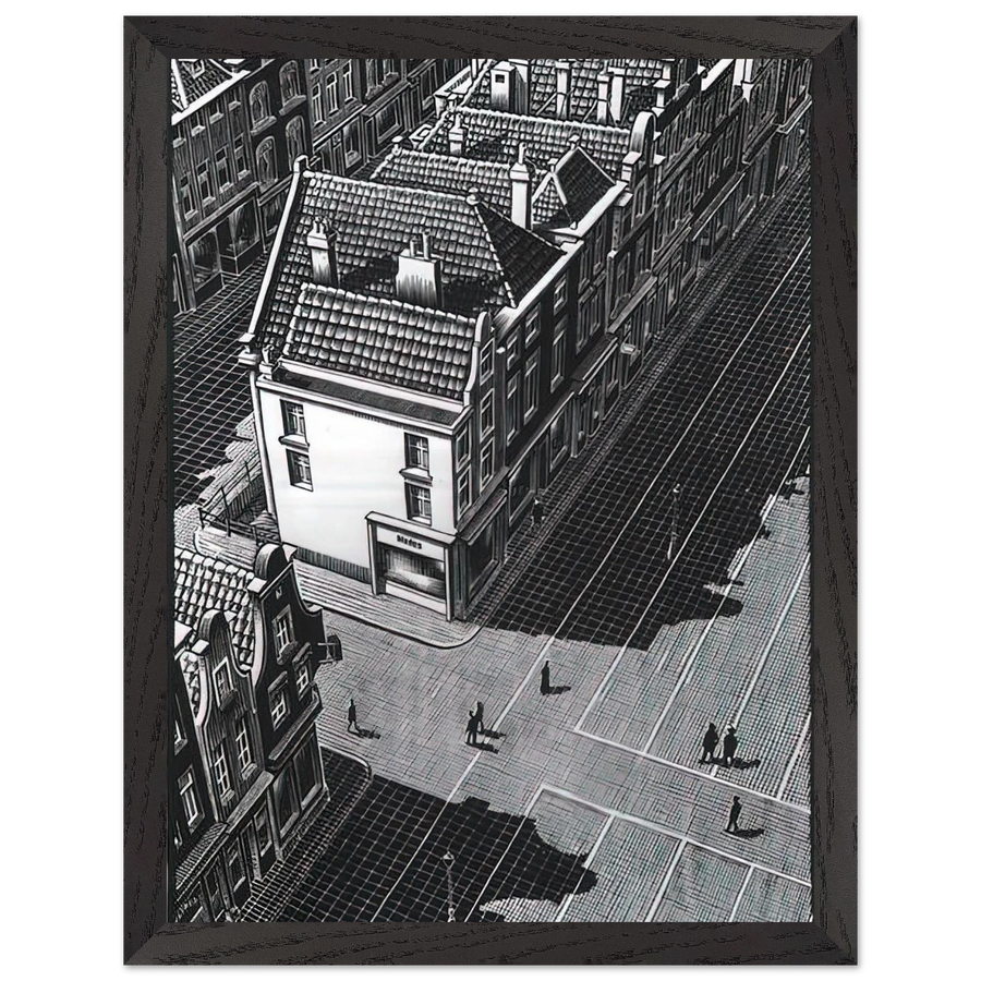 DELFT by MC Escher — Framed art print at Zephyeer