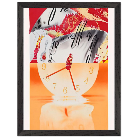 Hole in the Center of the Clock by James Rosenquist — Framed art print at Zephyeer